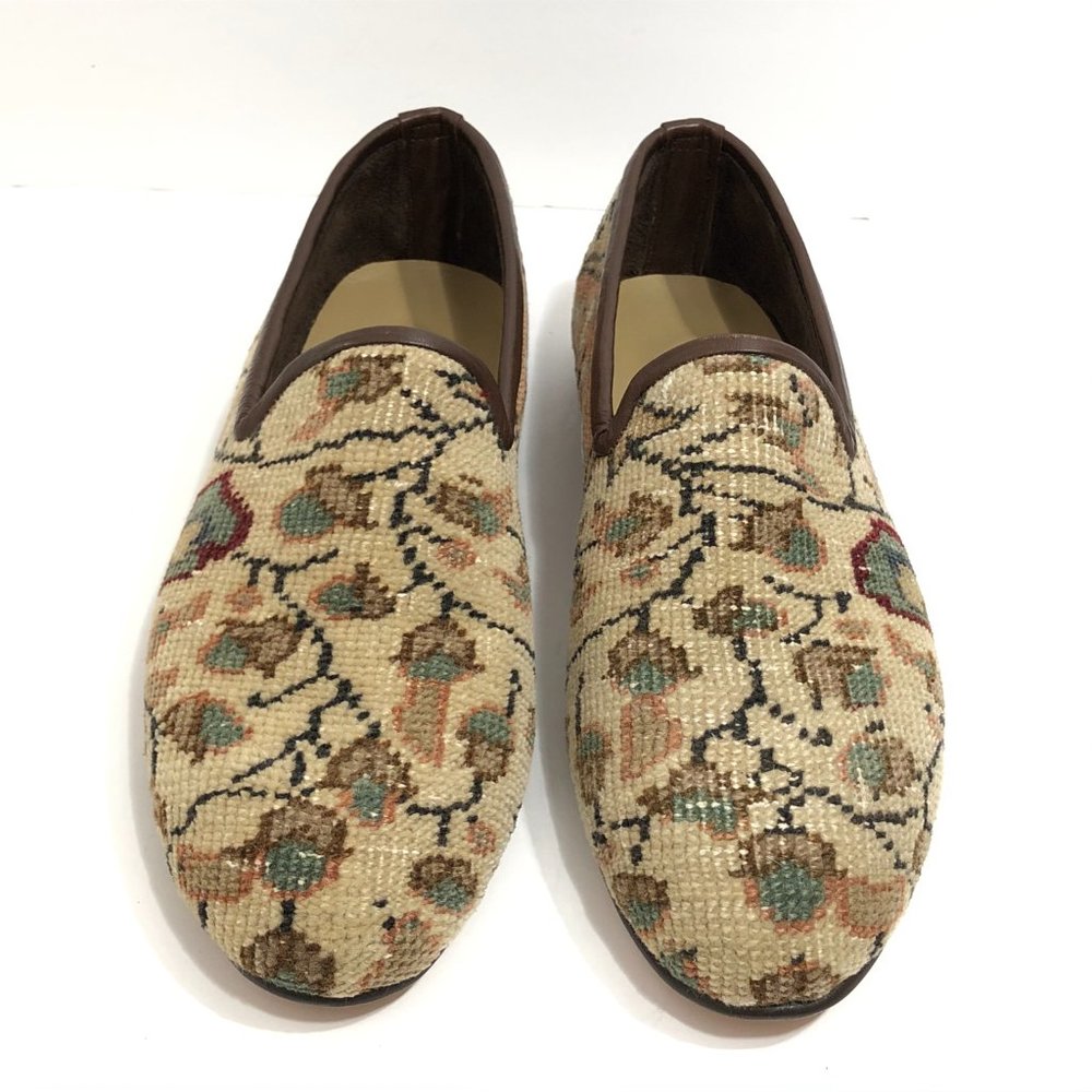 Res Ipsa Kilim Loafers Turkish Wool Slip On Shoes - Picture 2 of 8